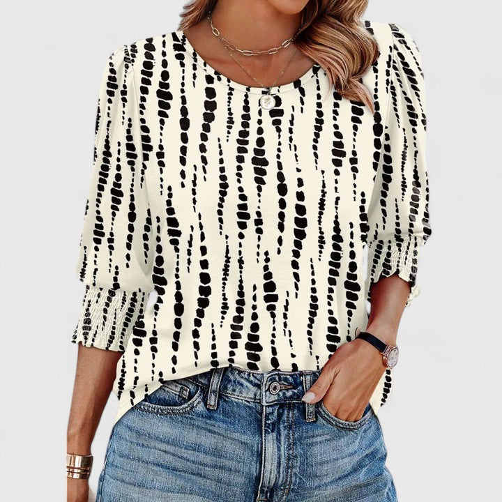 Annie | Elegant Smocked Top