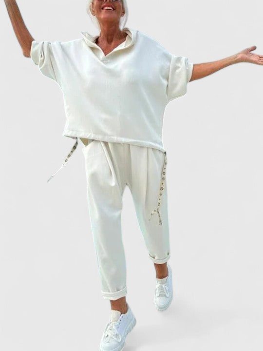 Annie | Comfortable Hooded Sweatshirt Set