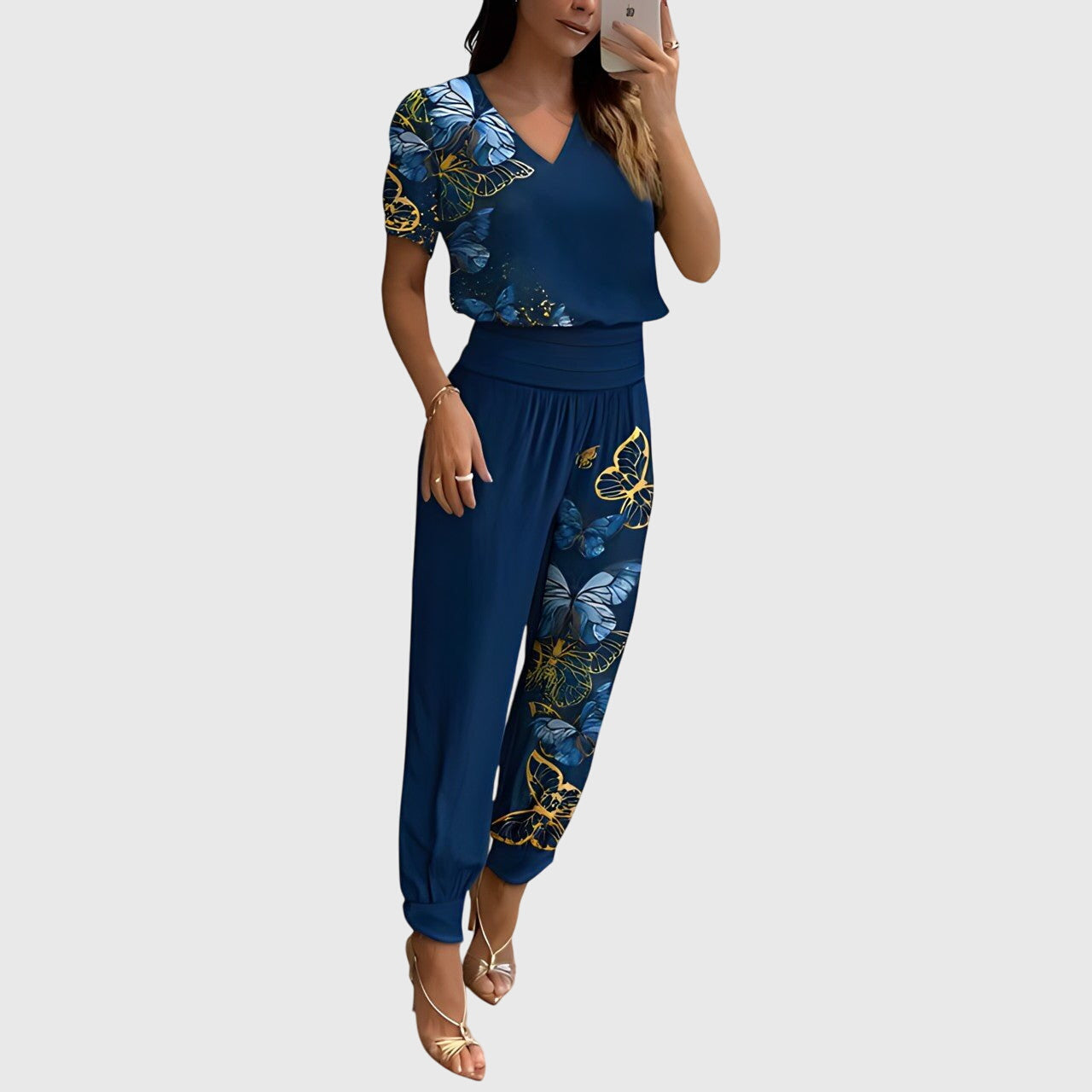 Annie | Stylish Blouse and Pants Set