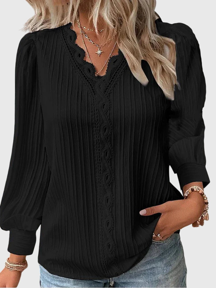 Annie | Elegant Pullover Blouse