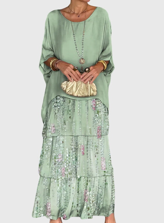 Annie | Long and Flowing Elegant Dress