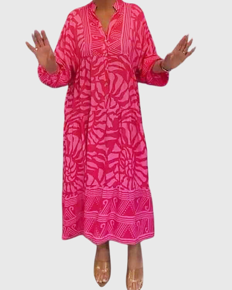 Annie | Maxi Dress With Elegant Print