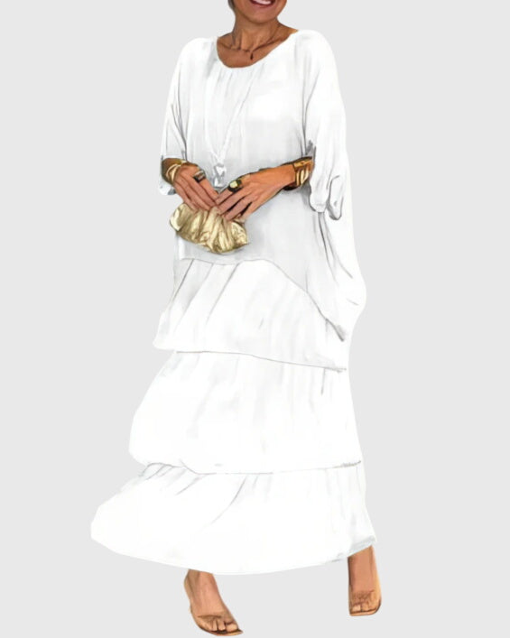 Annie | Long and Flowing Elegant Dress