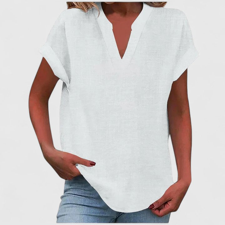 Annie | Comfortable V-Neck Blouse