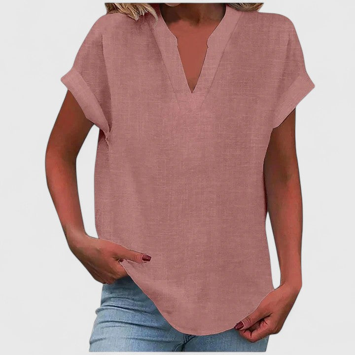 Annie | Comfortable V-Neck Blouse