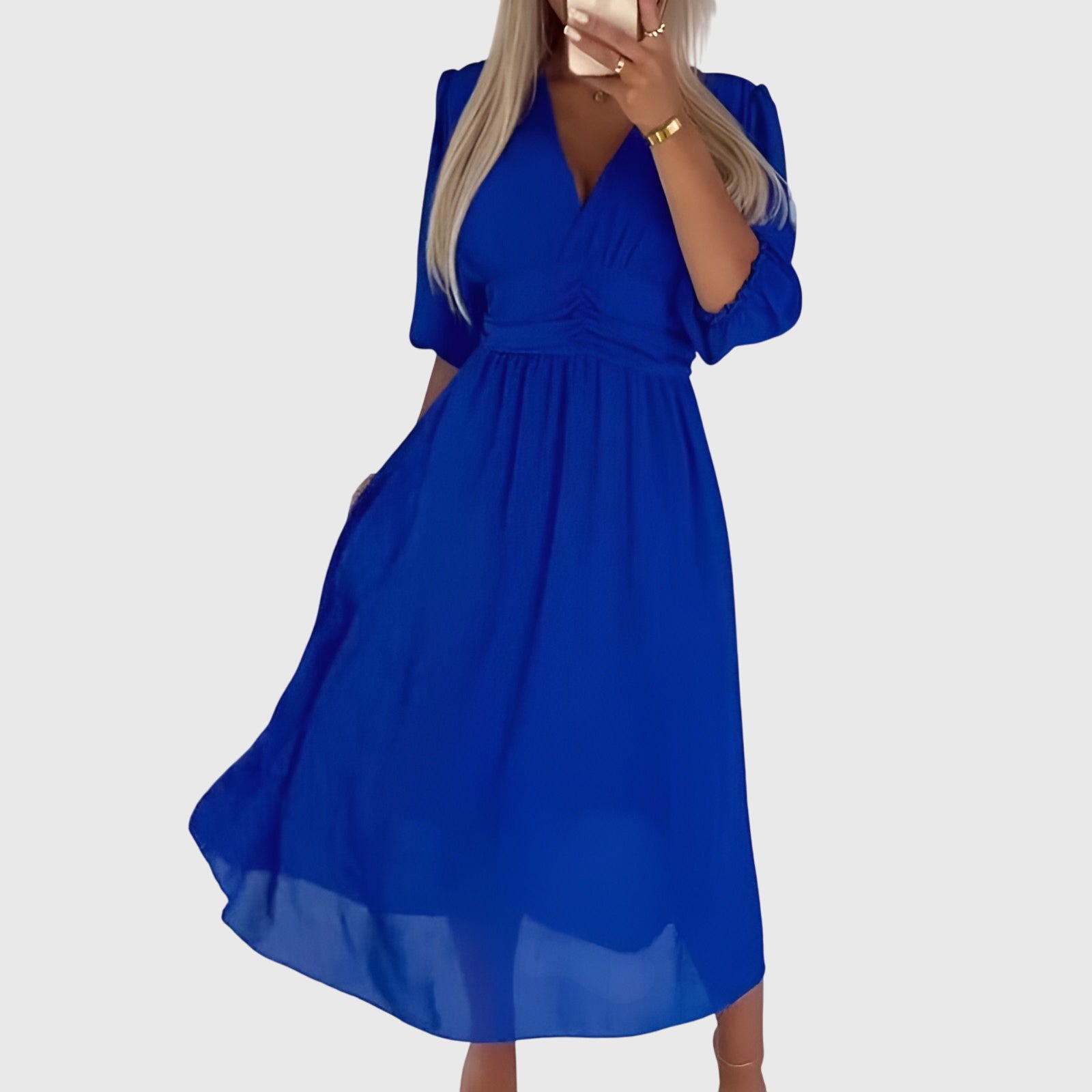 Annie | Lightweight Silky Chiffon Dress