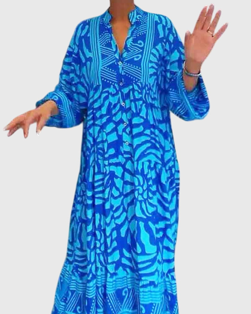 Annie | Maxi Dress With Elegant Print