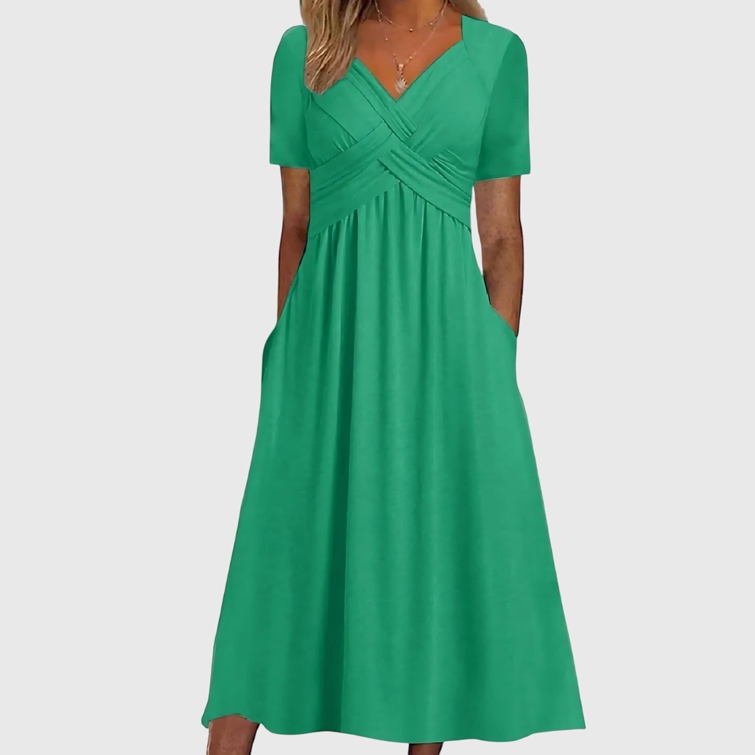 Annie | Midi Dress with Tummy Control.