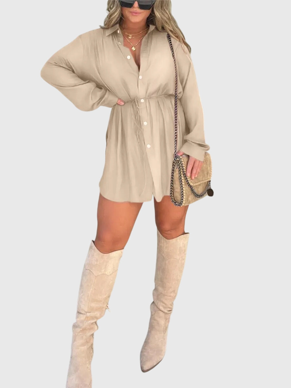 Annie | Elegant Romper Dress