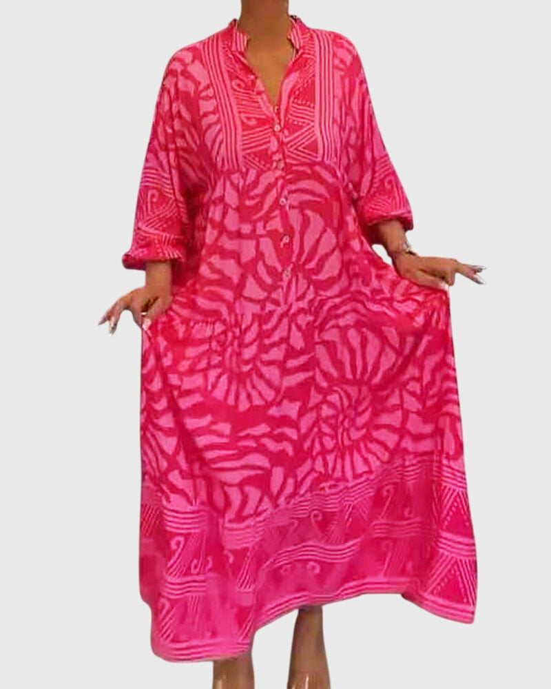 Annie | Maxi Dress With Elegant Print