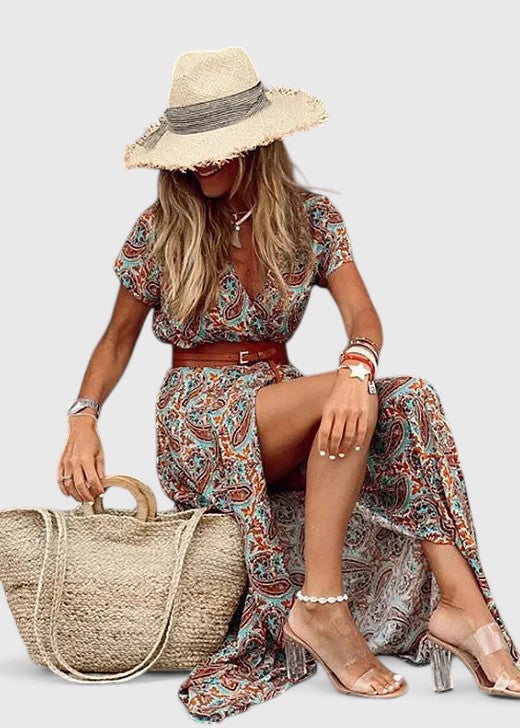 Annie | Stylish Boho Maxi Dress