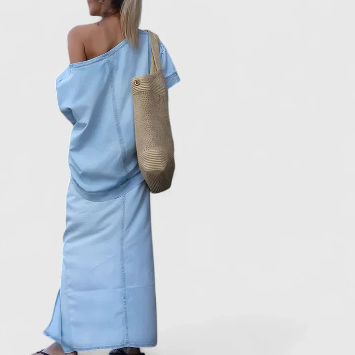 Annie | Elegant Maxi Skirt Set