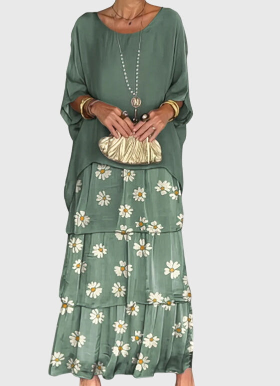 Annie | Long and Flowing Elegant Dress