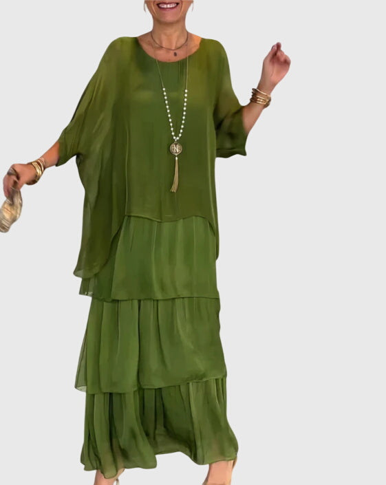 Annie | Long and Flowing Elegant Dress