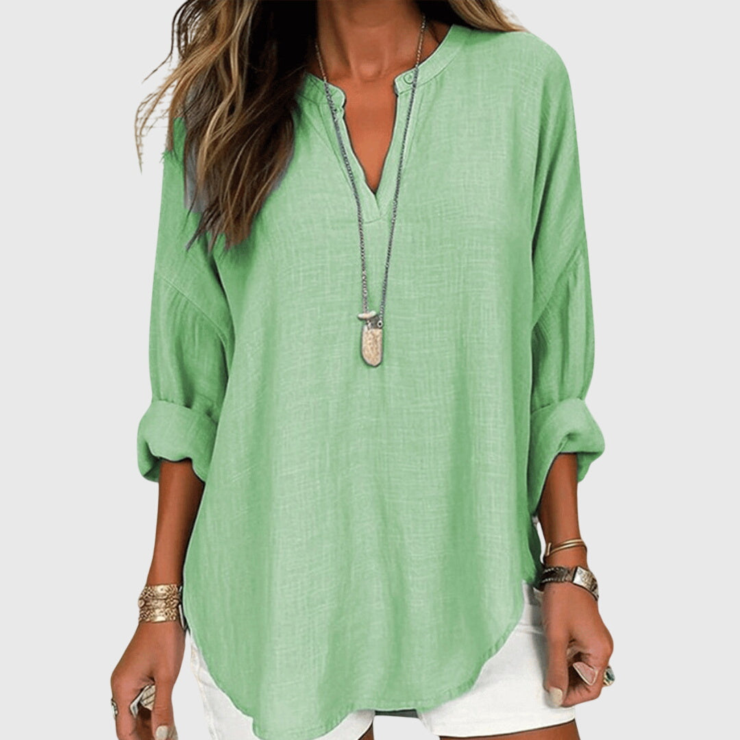 Annie | Flowy Elegant Beach Shirt