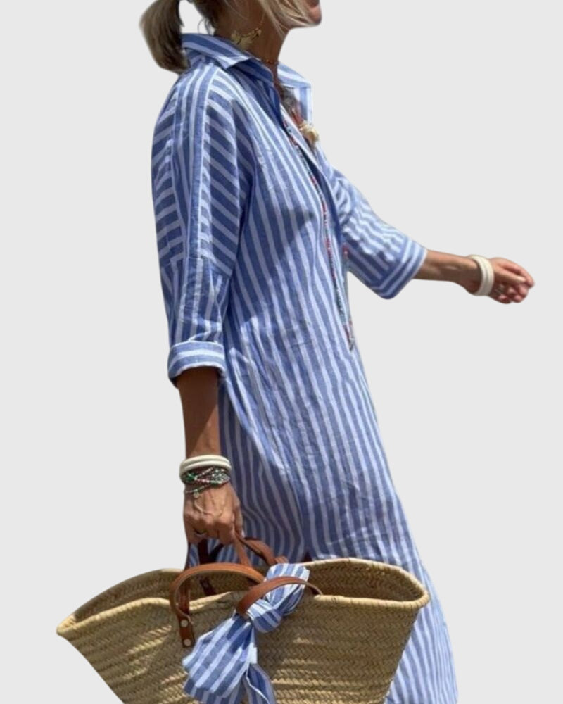 Annie | Classic Striped Dress