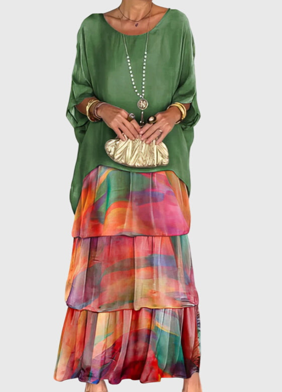 Annie | Long and Flowing Elegant Dress