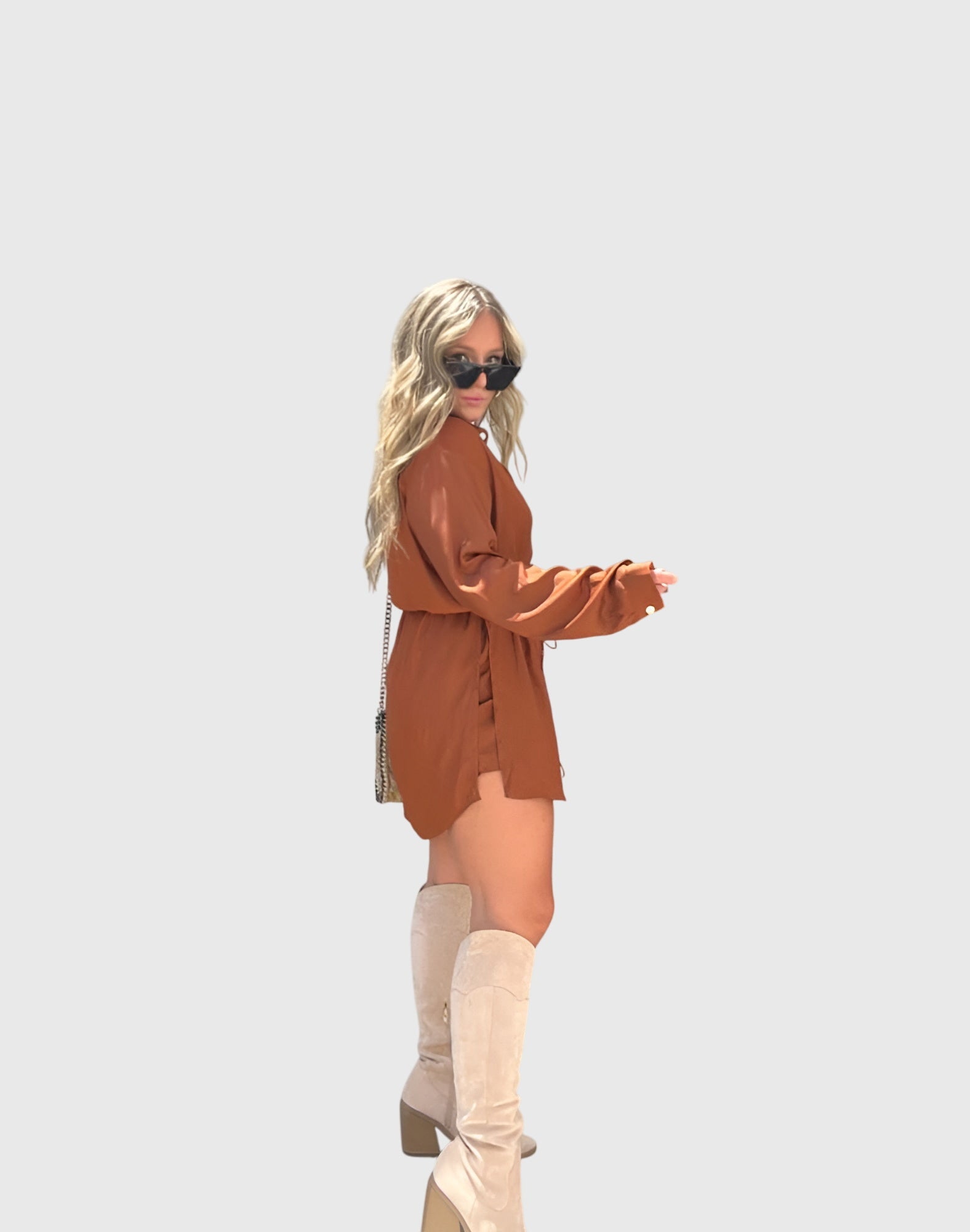 Annie | Elegant Romper Dress