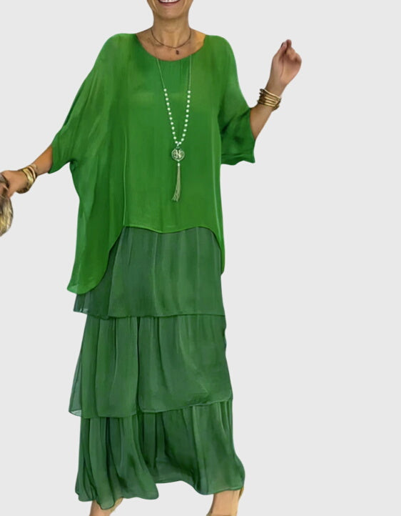 Annie | Long and Flowing Elegant Dress