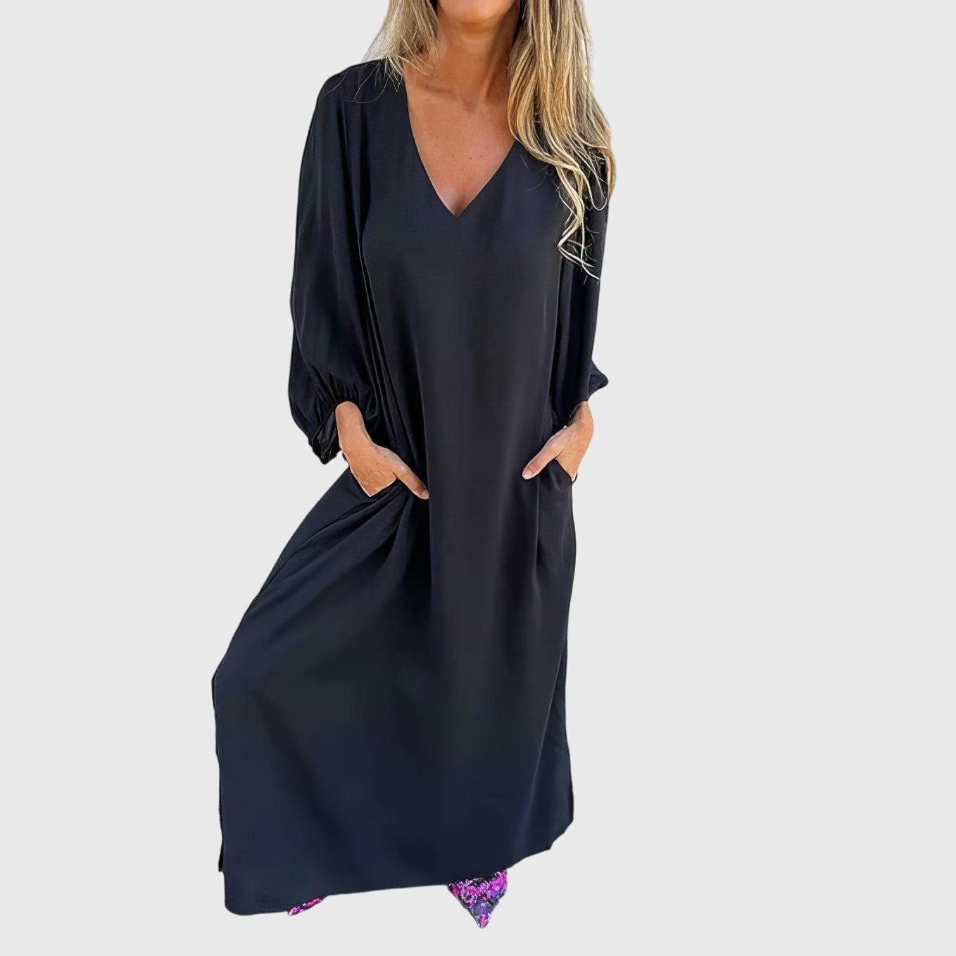 Annie | Long Boho Dress with Pockets
