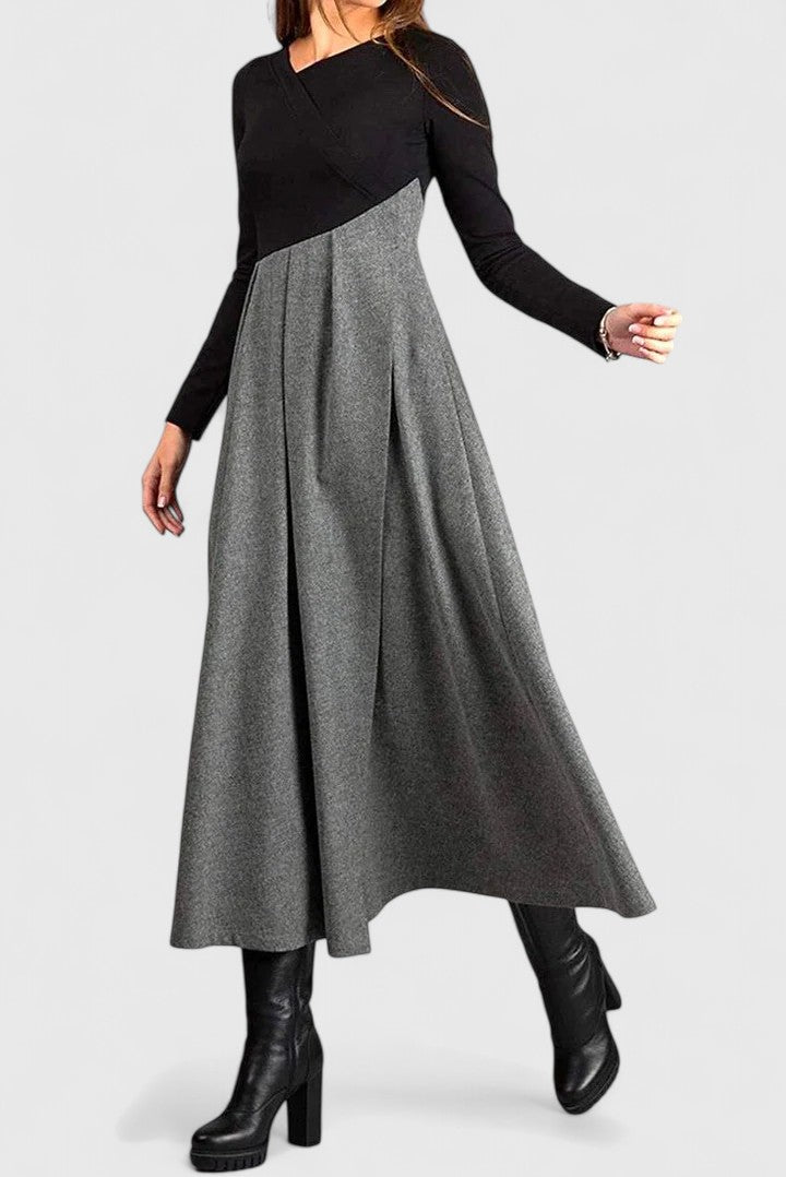 Annie | Elegant Long Sleeve Maxi Dress