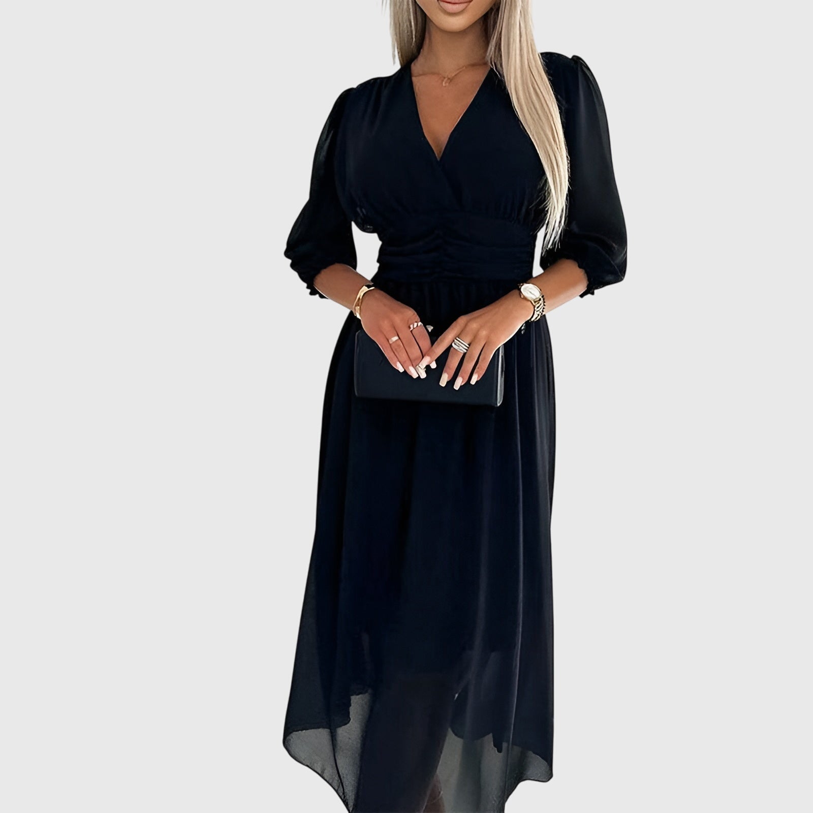 Annie | Lightweight Silky Chiffon Dress