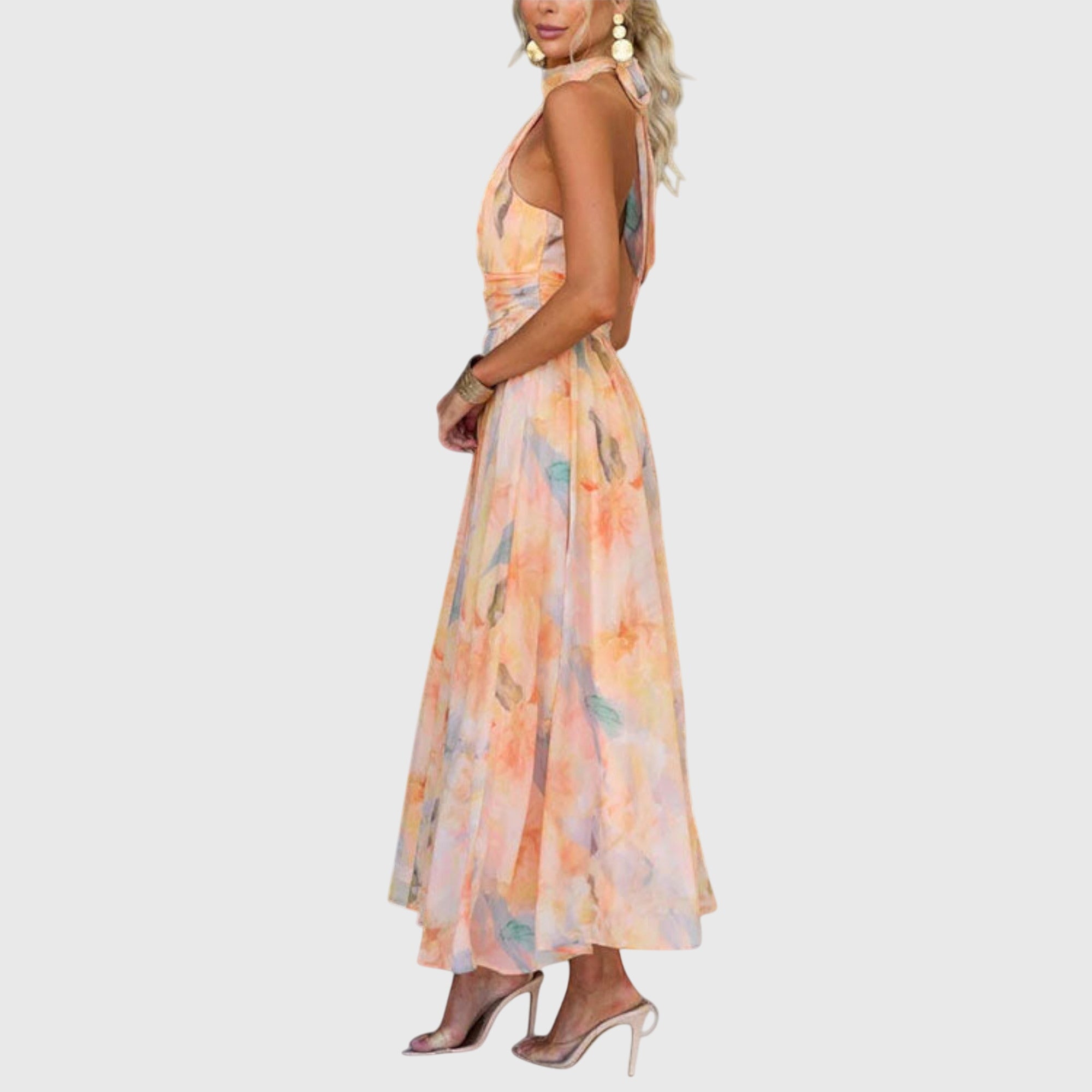 Annie | Halter Maxi Dress