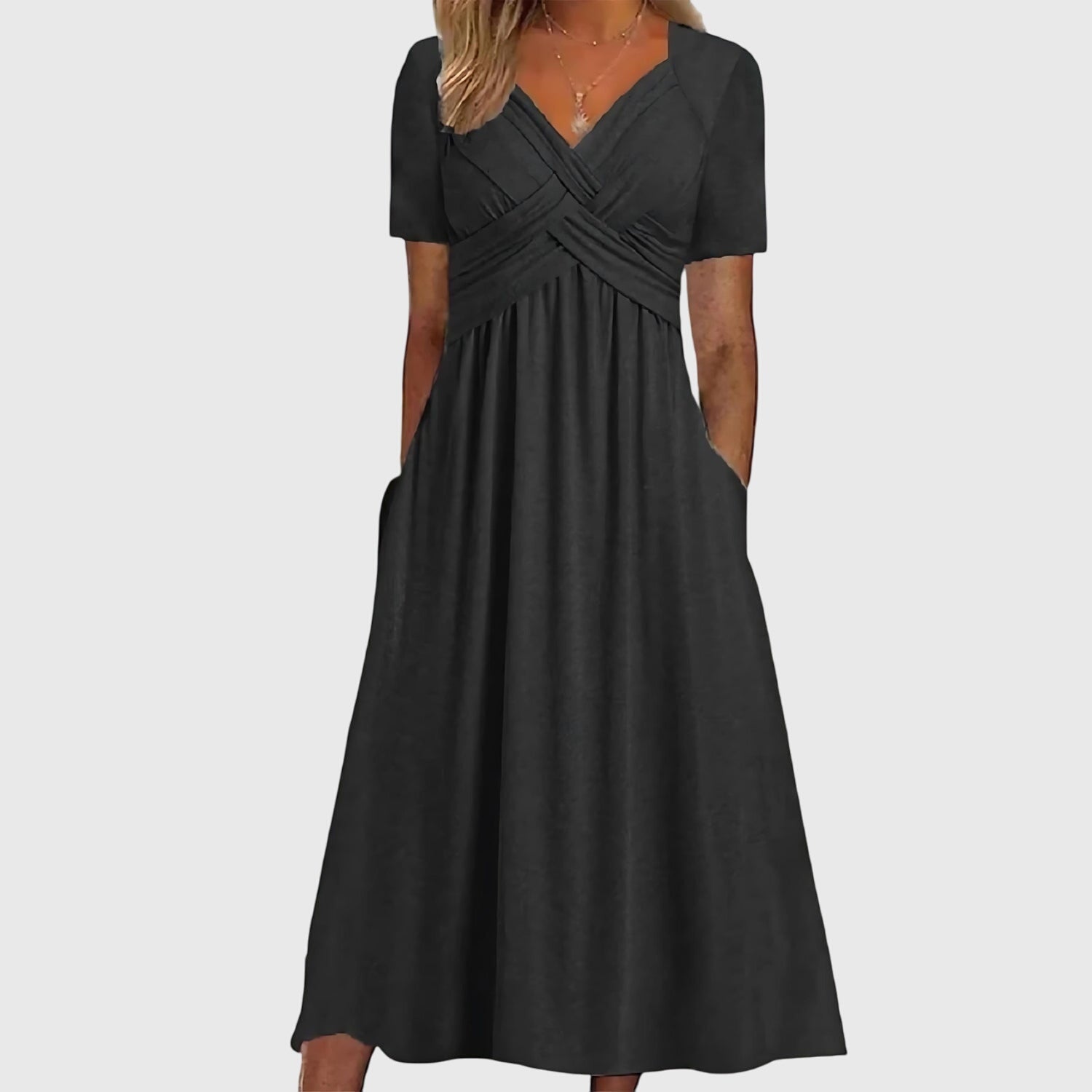 Annie | Midi Dress with Tummy Control.