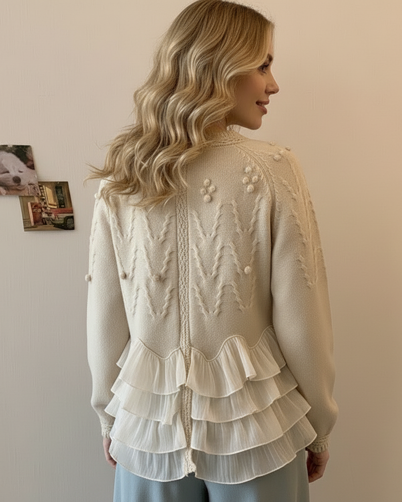 Elera Ruffle Cardigan™