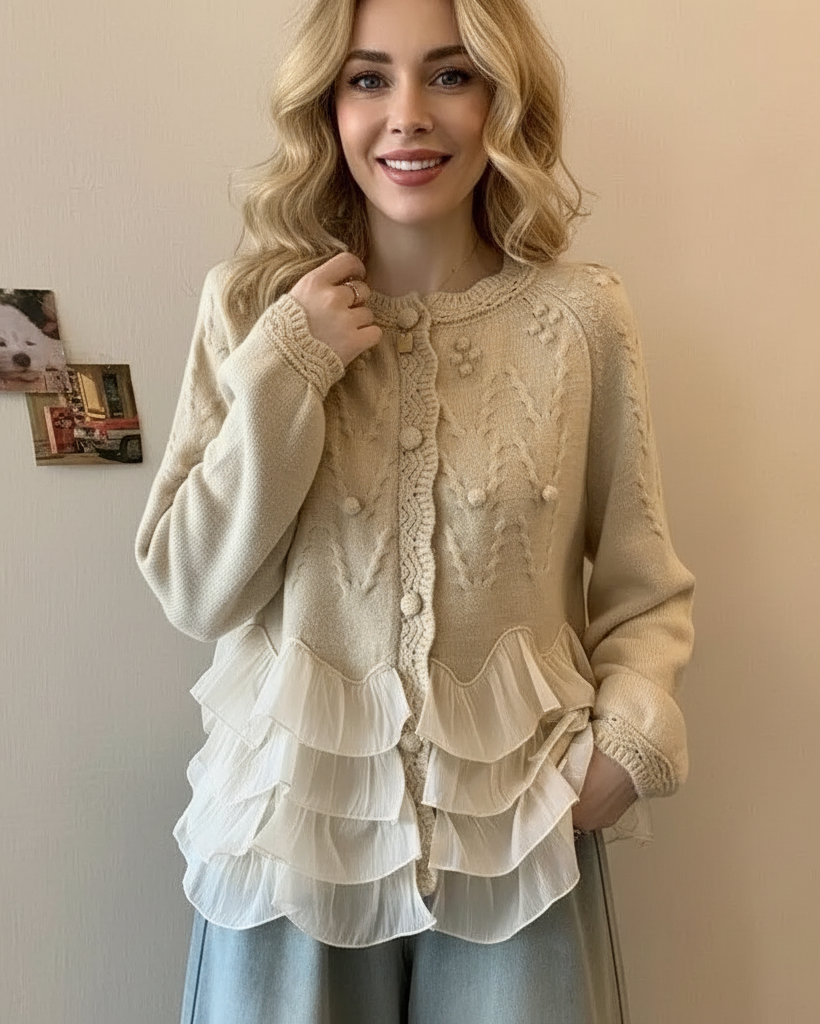 Elera Ruffle Cardigan™