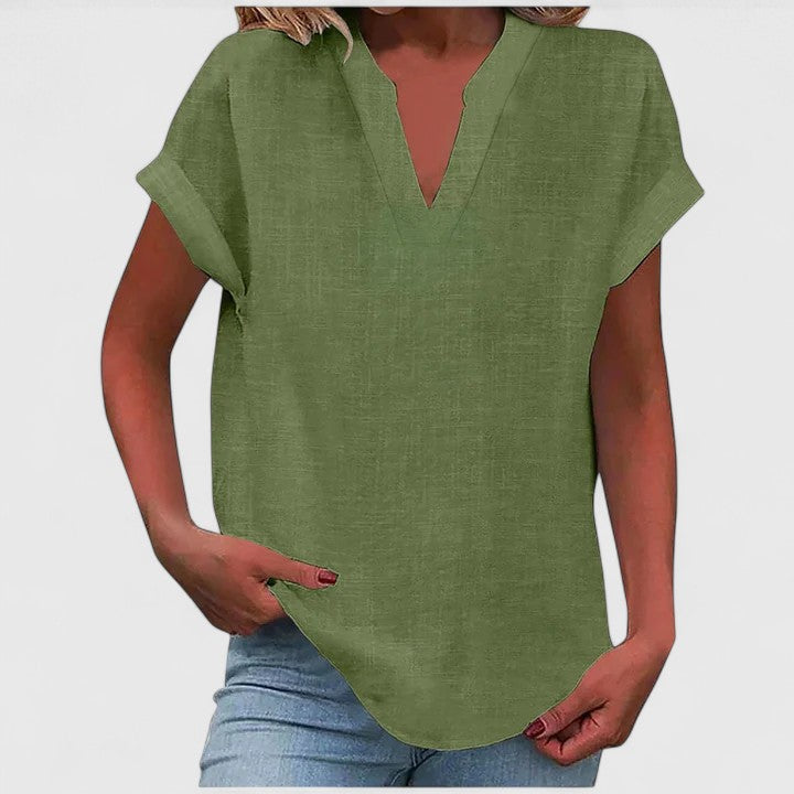 Annie | Comfortable V-Neck Blouse