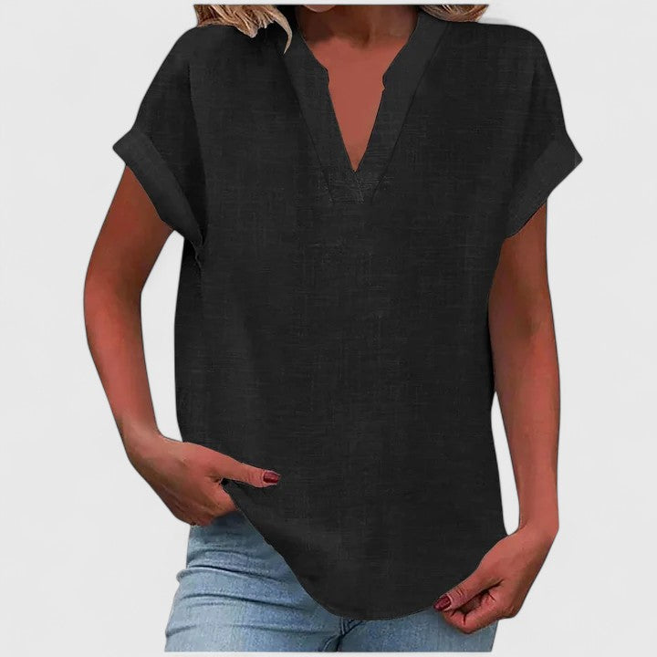 Annie | Comfortable V-Neck Blouse