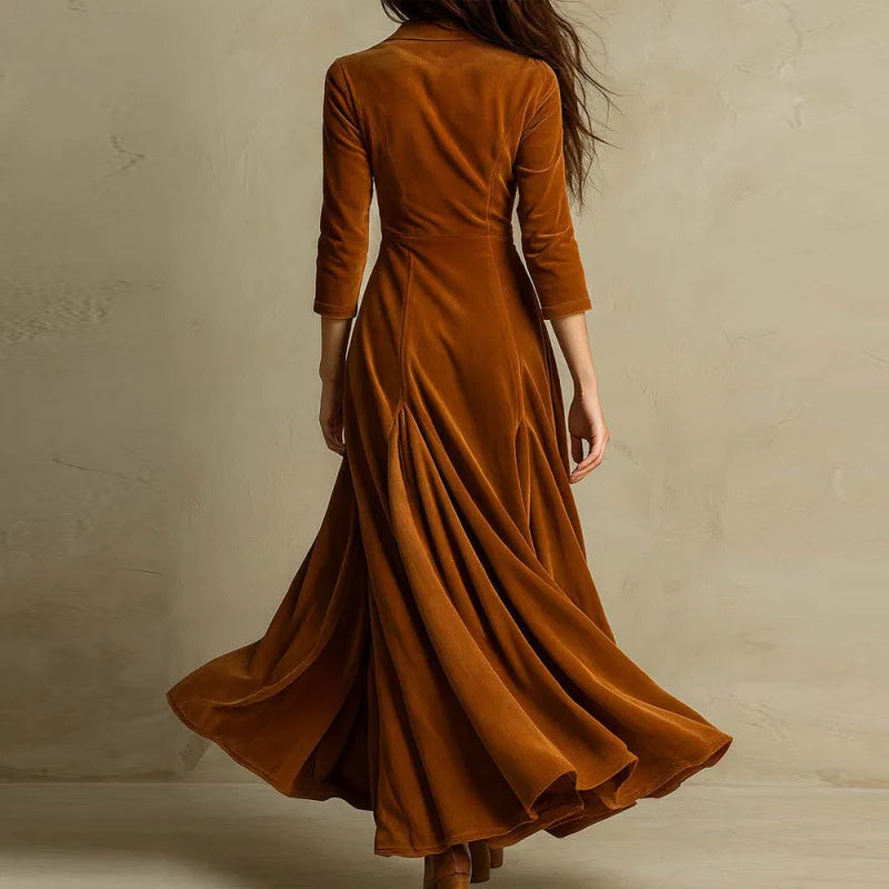 Anna | Long Velvet Dress