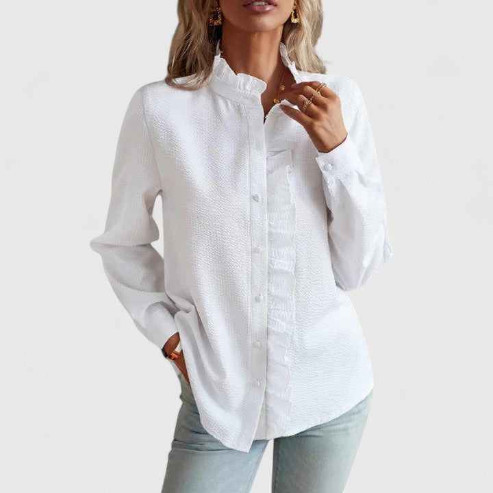 Annie | Sophisticated Long Sleeve Blouse