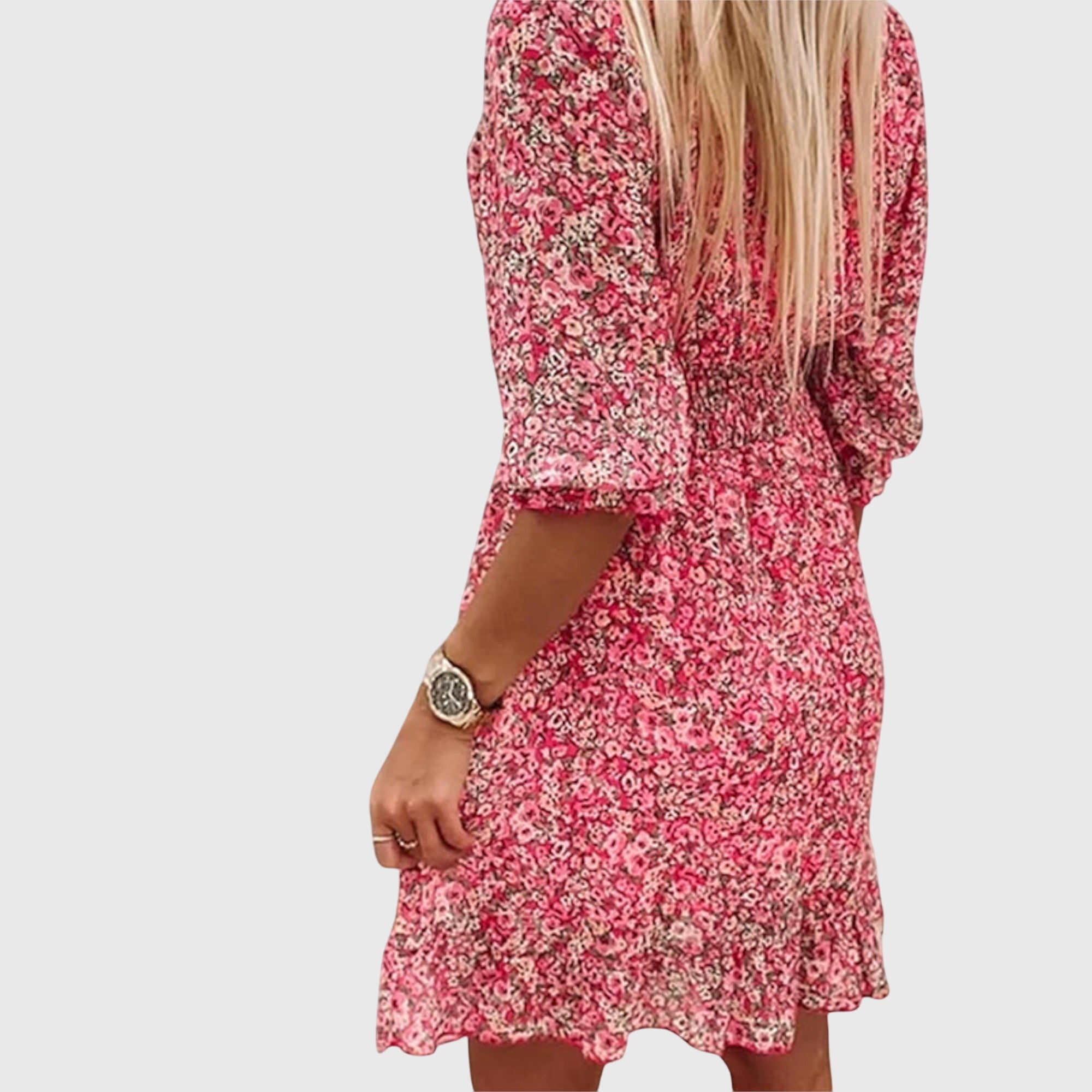 Annie | Floral Puff Sleeve Dress