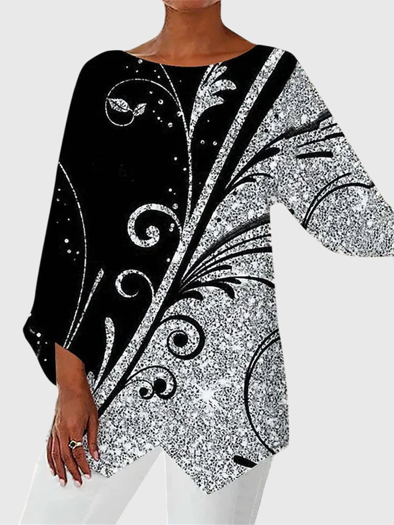 Annie | Elegant Crew Neck Top