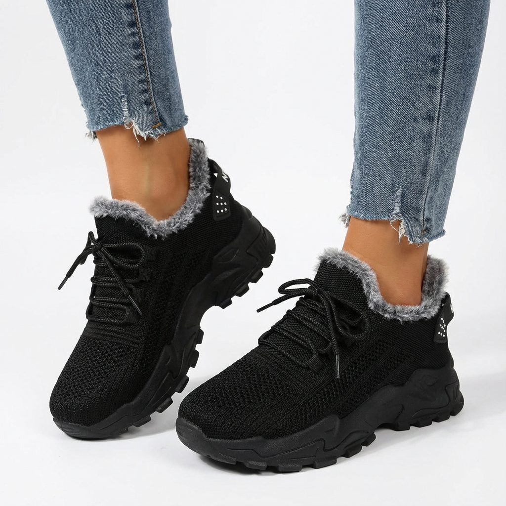 Chloe™ | Lace-Up Winter Sneakers